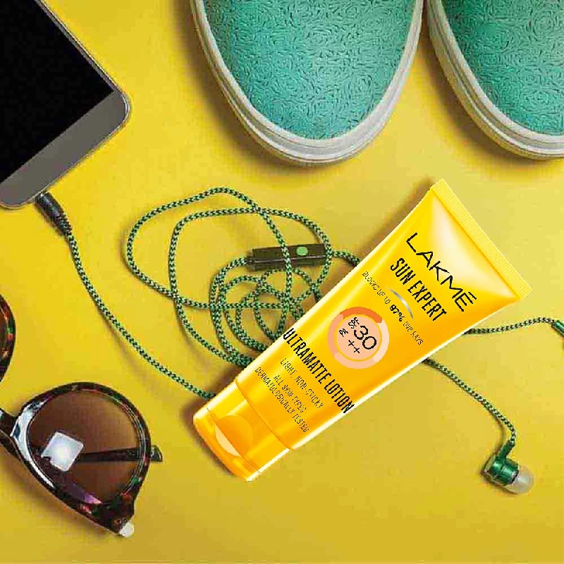 Lakme Sun Expert SPF 30 PA++ Ultra Matte Lotion Sunscreen, 50 ml-4.webp